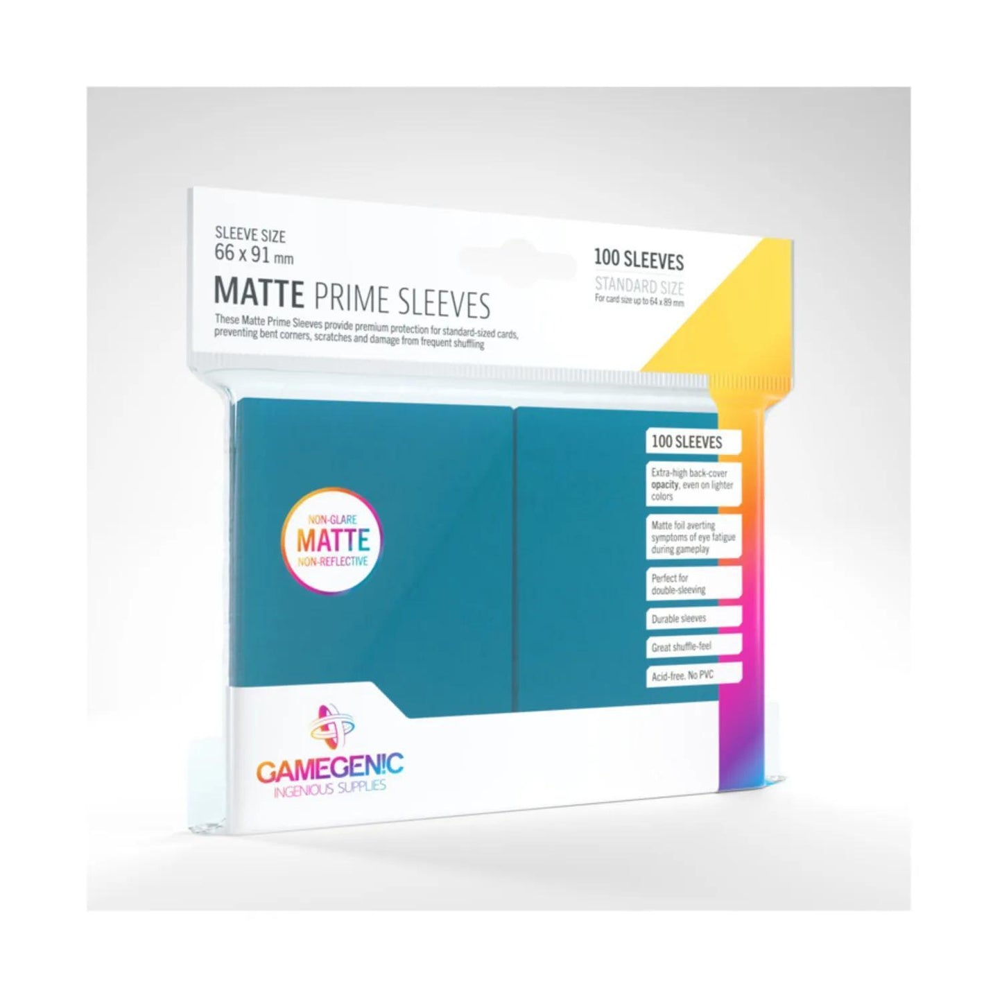 GameGenic - MATTE PRIME Sleeves Standard 100 count