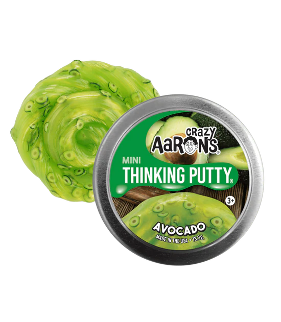 Crazy Aaron's: Avocado - Mini Thinking Putty Tin (0.47 oz)