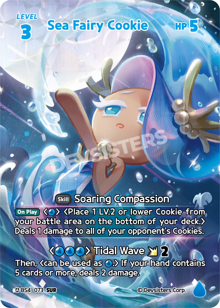 CookieRun TCG - Sea Fairy Cookie [BS4-073 SUR]