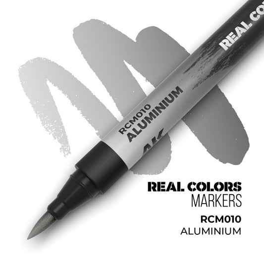 AK Interactive - Real Colors Markers: Aluminium