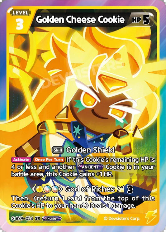 CookieRun TCG - Golden Cheese Cookie [BS9-024 SR]