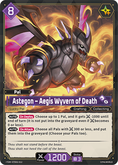 Palworld TCG - Astegon – Aegis Wyvern of Death [ETD02-012TD]