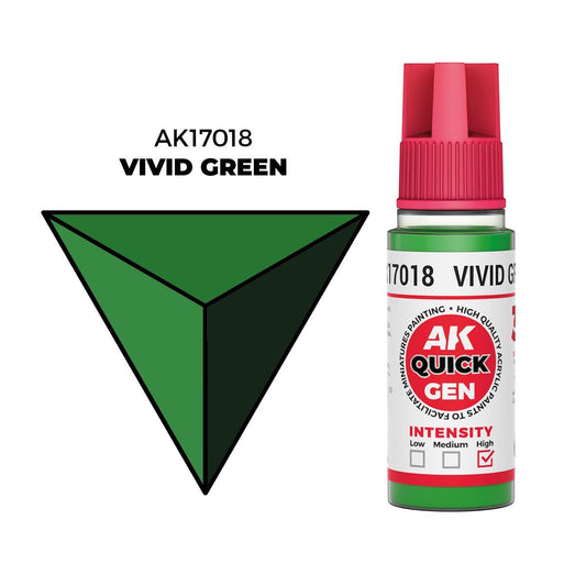 AK Interactive - Quick Gen: Vivid Green (18 ml)