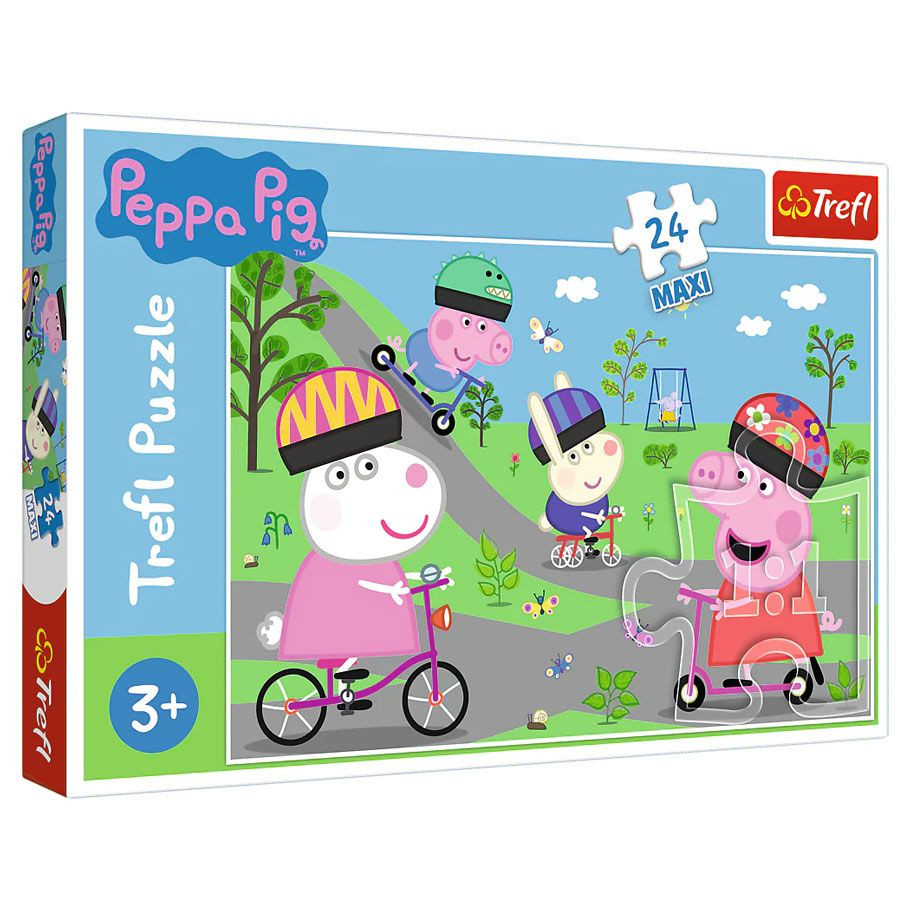 Trefl - Peppa Pig's Active Day Maxi Puzzle (24 Piece)