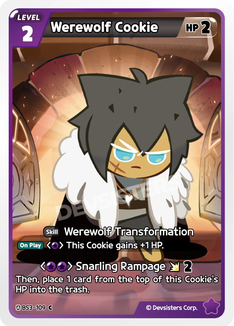 CookieRun TCG - Werewolf Cookie [BS3-109 C]