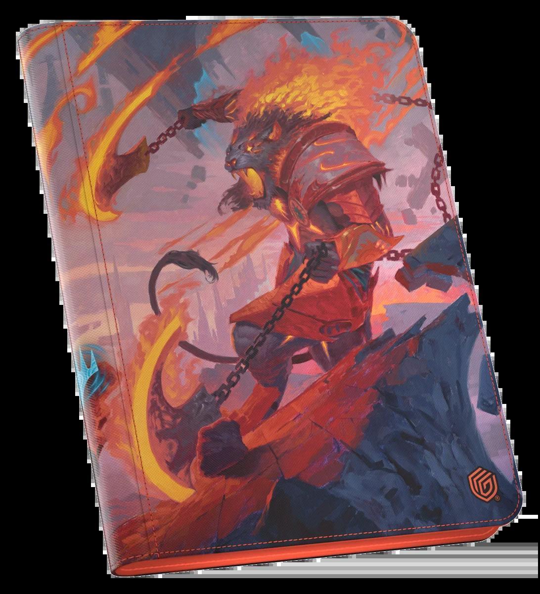 Ultimate Guard Magic: The Gathering | Reality Fracture Portfolio: 18-Pocket Zipfolio 360+ - Ajani Resolute / Ajani Unrelenting