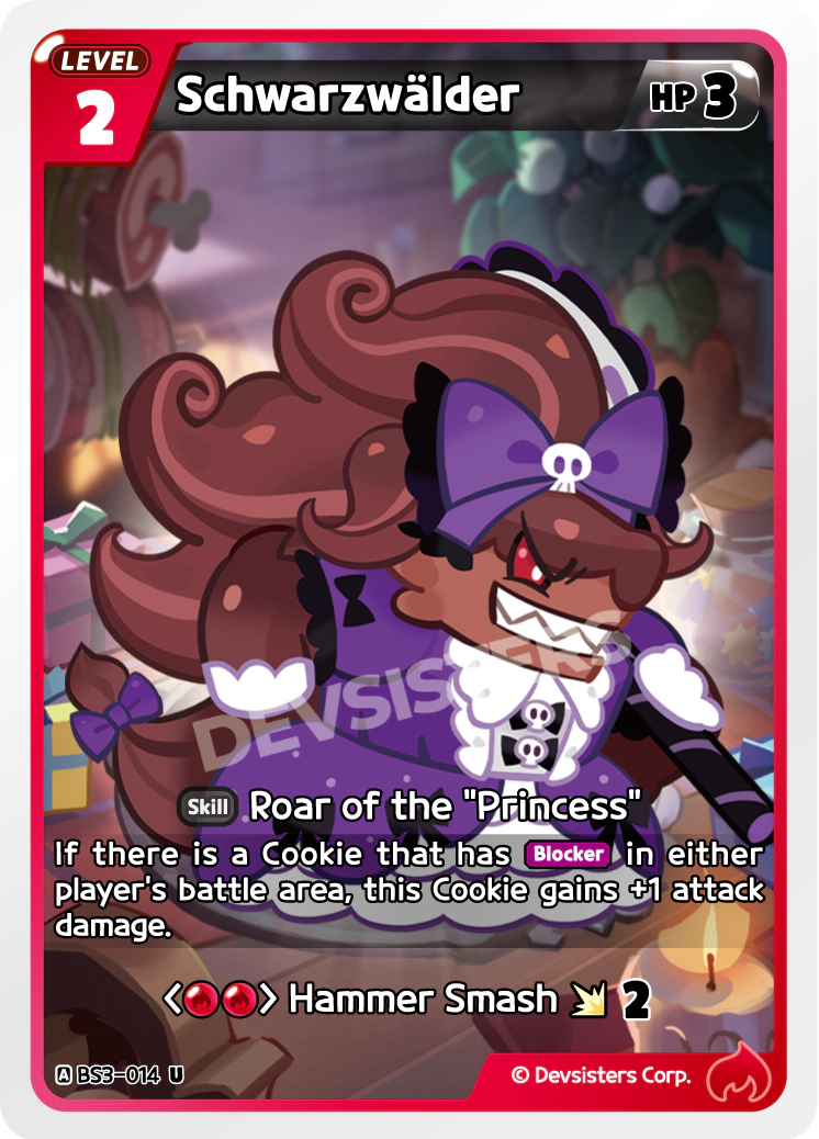 CookieRun TCG - Schwarzwälder [BS3-014 U]