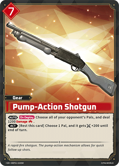 Palworld TCG - Pump-Action Shotgun [EBP01-020SR]