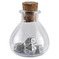 7-Set Unseelie Potion Bottle Mini Metal: Silver (Hymgho)