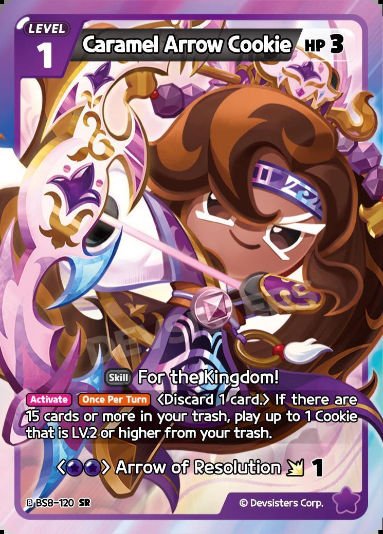 CookieRun TCG - Caramel Arrow Cookie [BS8-120 SR]