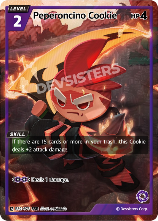 CookieRun TCG - Peperoncino Cookie [BS2-073 SSR]
