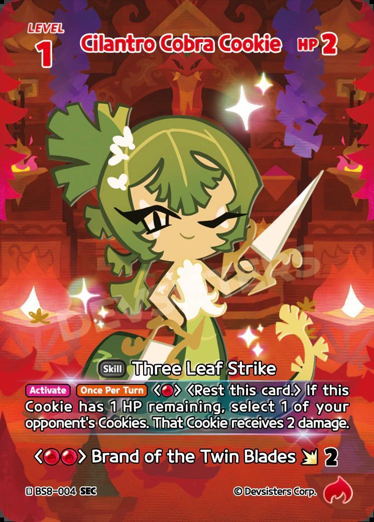 CookieRun TCG - Cilantro Cobra Cookie [BS8-004 SEC]