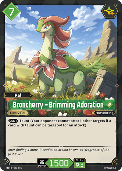 Palworld TCG - Broncherry – Brimming Adoration [ETD02-006TD]