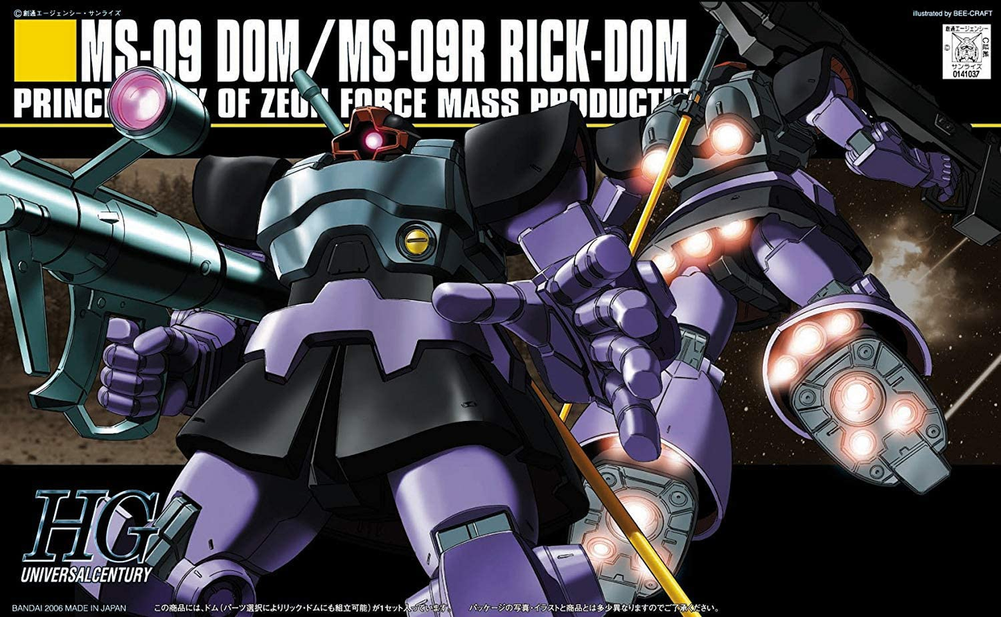 Bandai Gundam - Gunpla HGUC: Dom / MS-09R Rick-Dom (1/144 | #59)