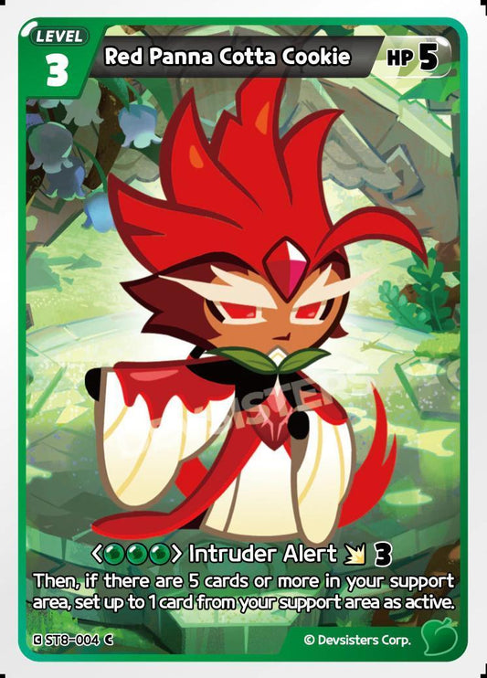 CookieRun TCG - Red Panna Cotta Cookie [ST8-004 C]