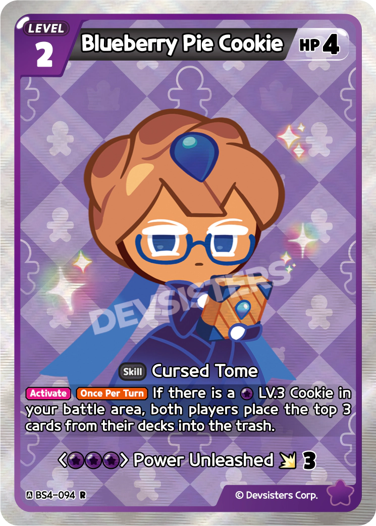 CookieRun TCG - Blueberry Pie Cookie [BS4-094 R]