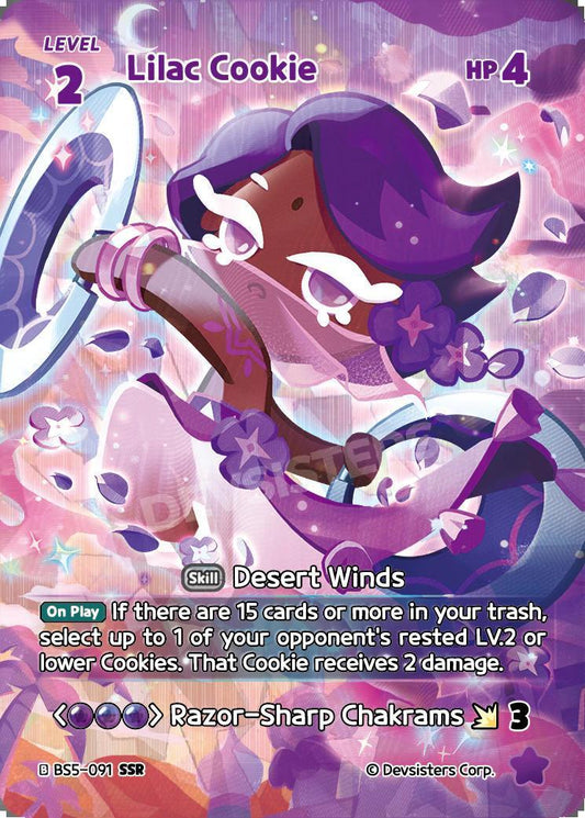 CookieRun TCG - Lilac Cookie [BS5-091 SSR]