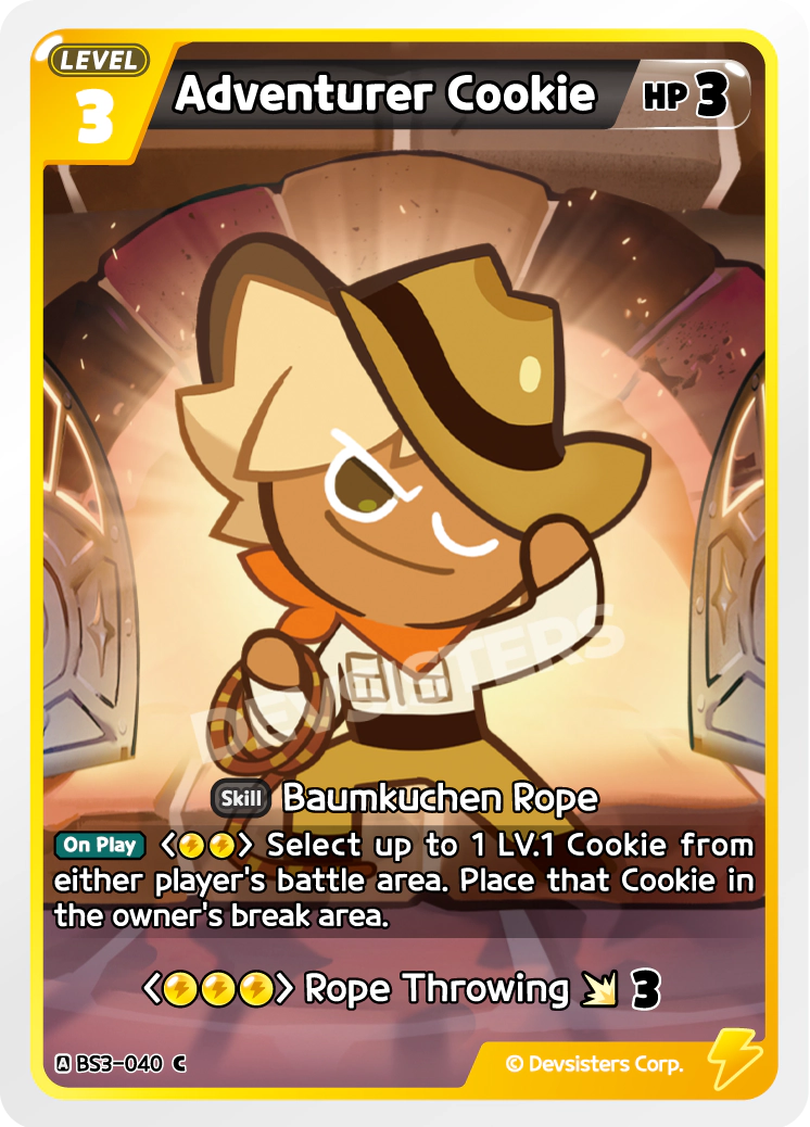 CookieRun TCG - Adventurer Cookie [BS3-040 C]