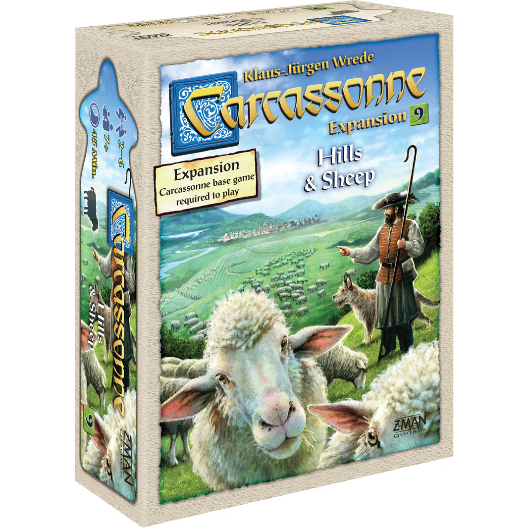 Carcassonne Exp 9: Hills and Sheep (Hans im Glück) - The Feisty Goblin Gamehouse -