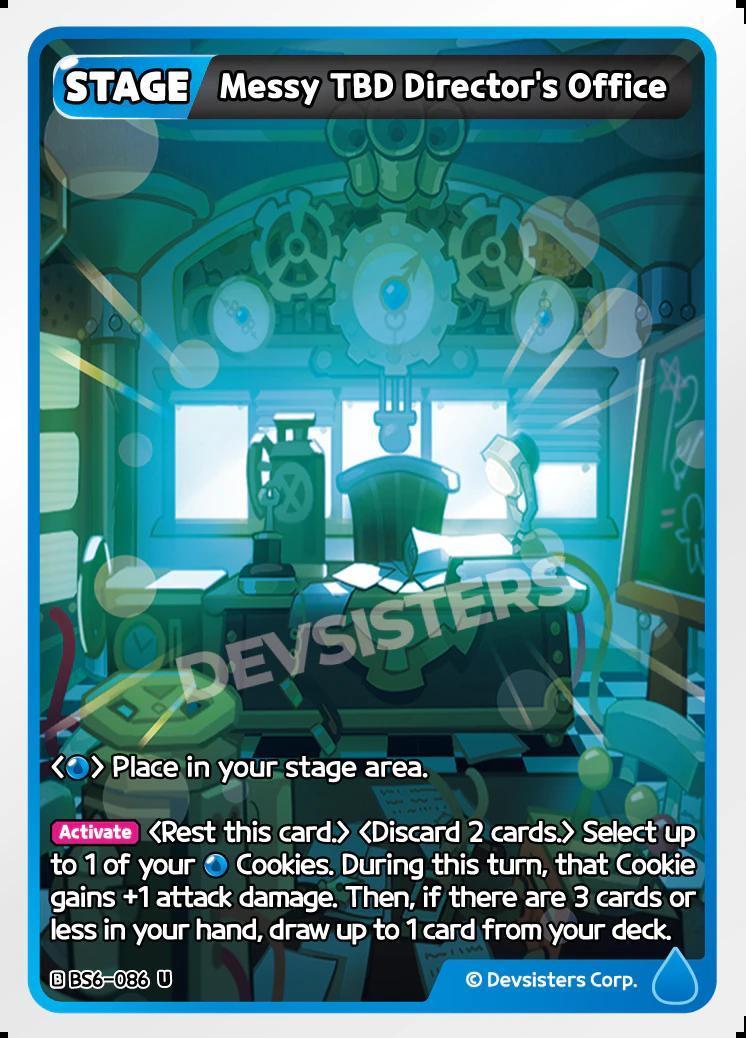 CookieRun TCG - Messy TBD Director's Office [BS6-086 U]