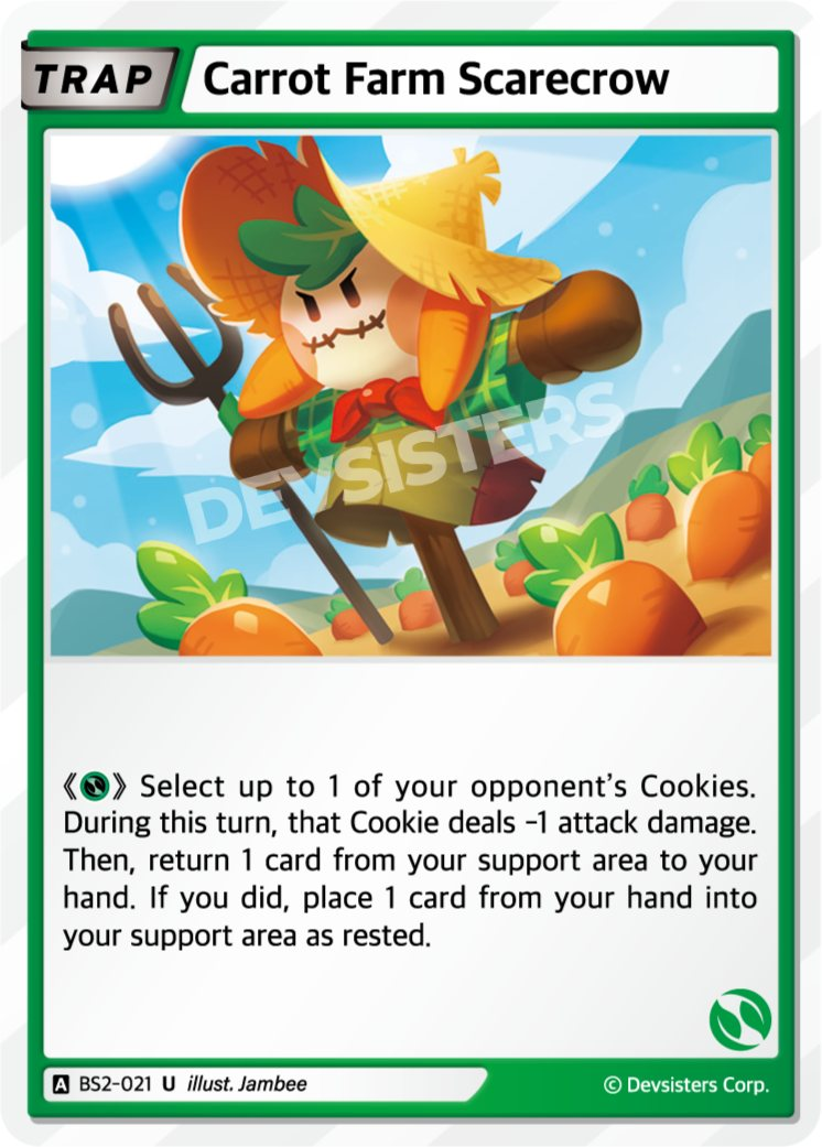 CookieRun TCG - Carrot Farm Scarecrow [BS2-021 U]