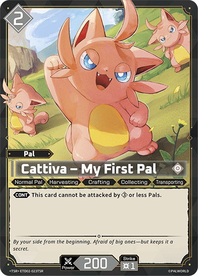 Palworld TCG - Cattiva – My First Pal [ETD02-023TSR]