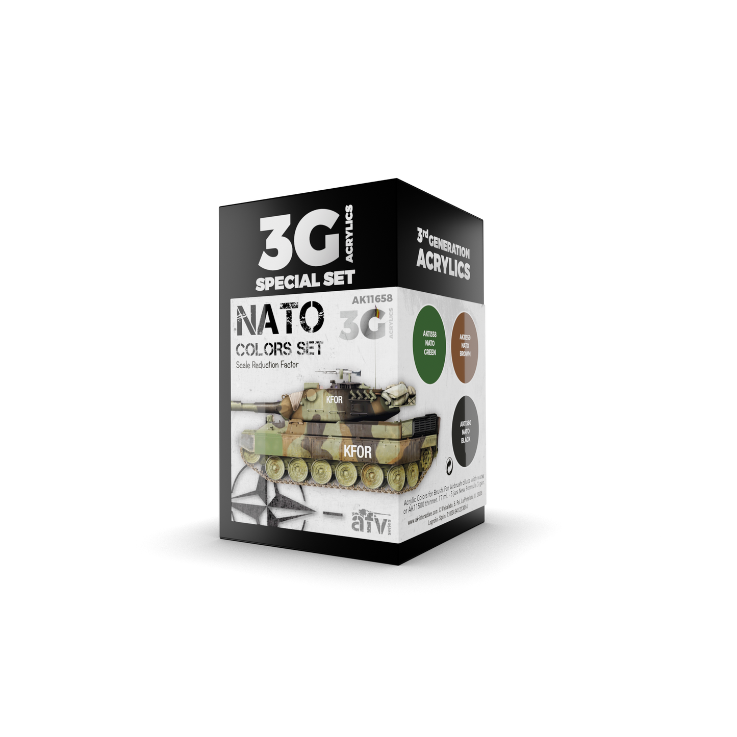 AK Interactive - 3G Special Set: Nato Colors Set (3ct)