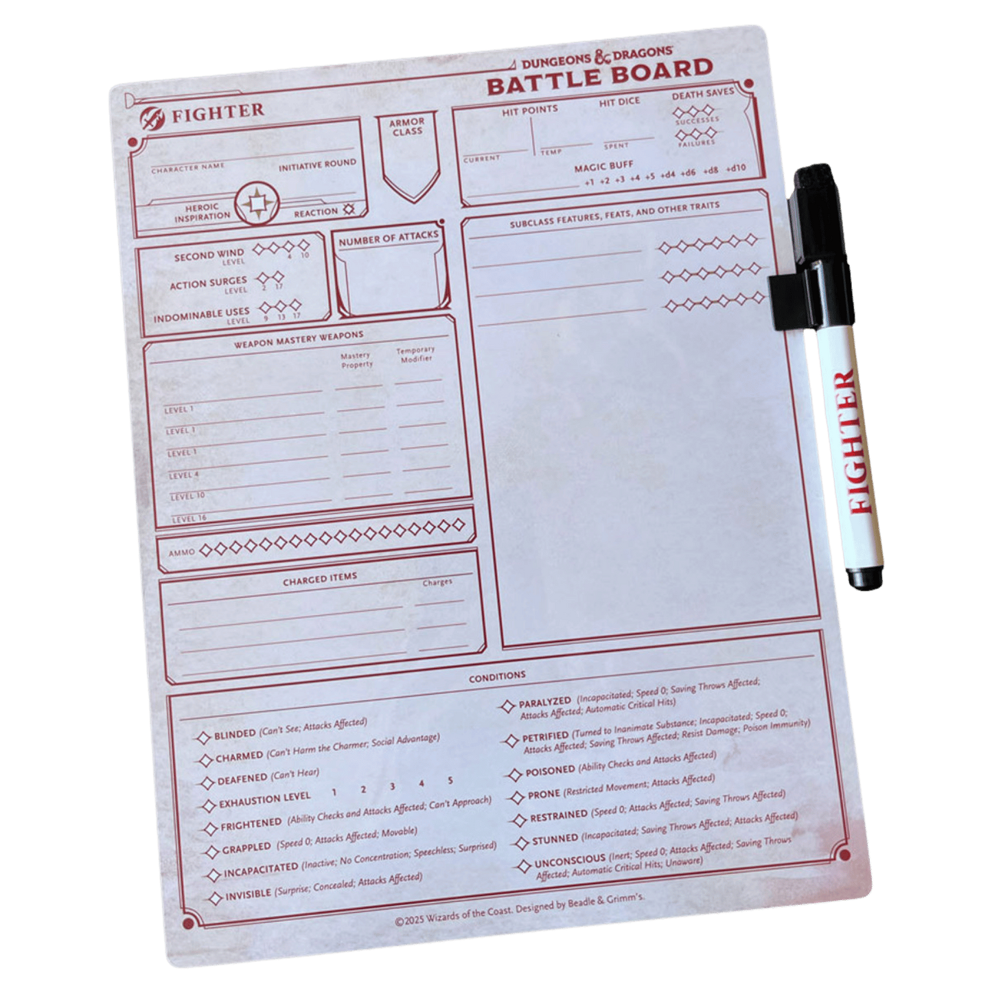 Beadle & Grimm's D&D Battle Board - Fighter