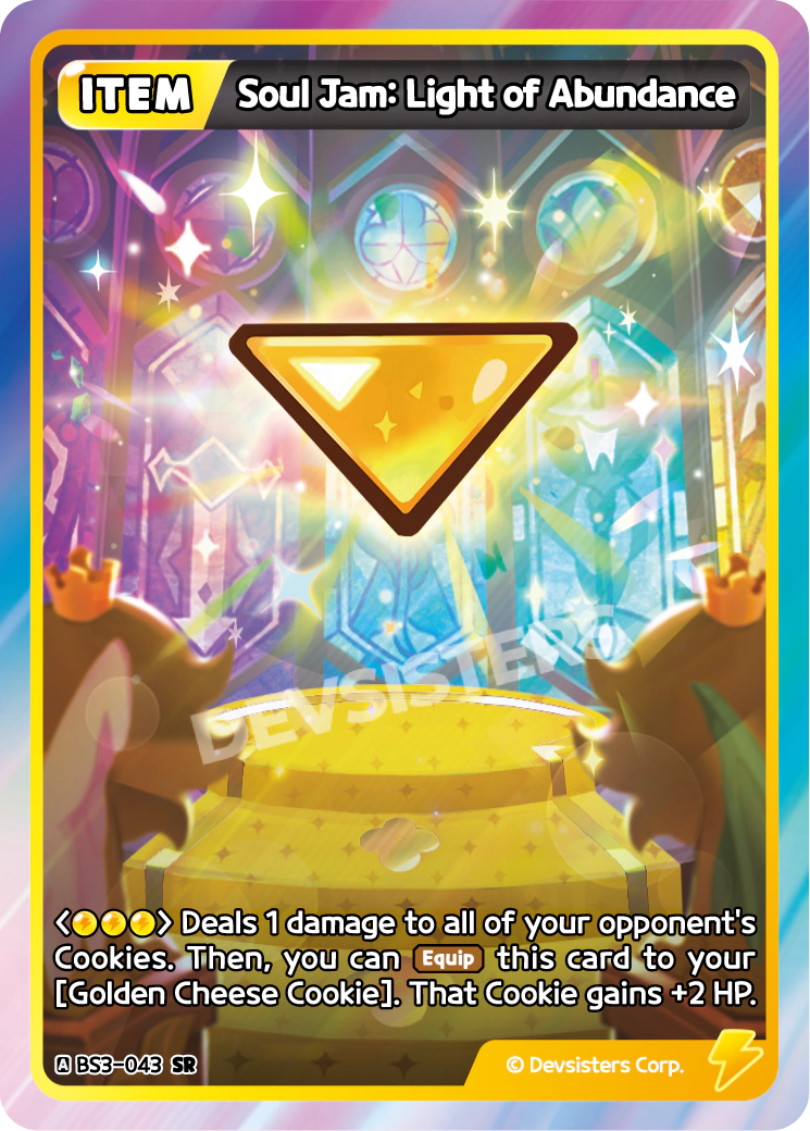 CookieRun TCG - Soul Jam: Light of Abundance [BS3-043 SR]