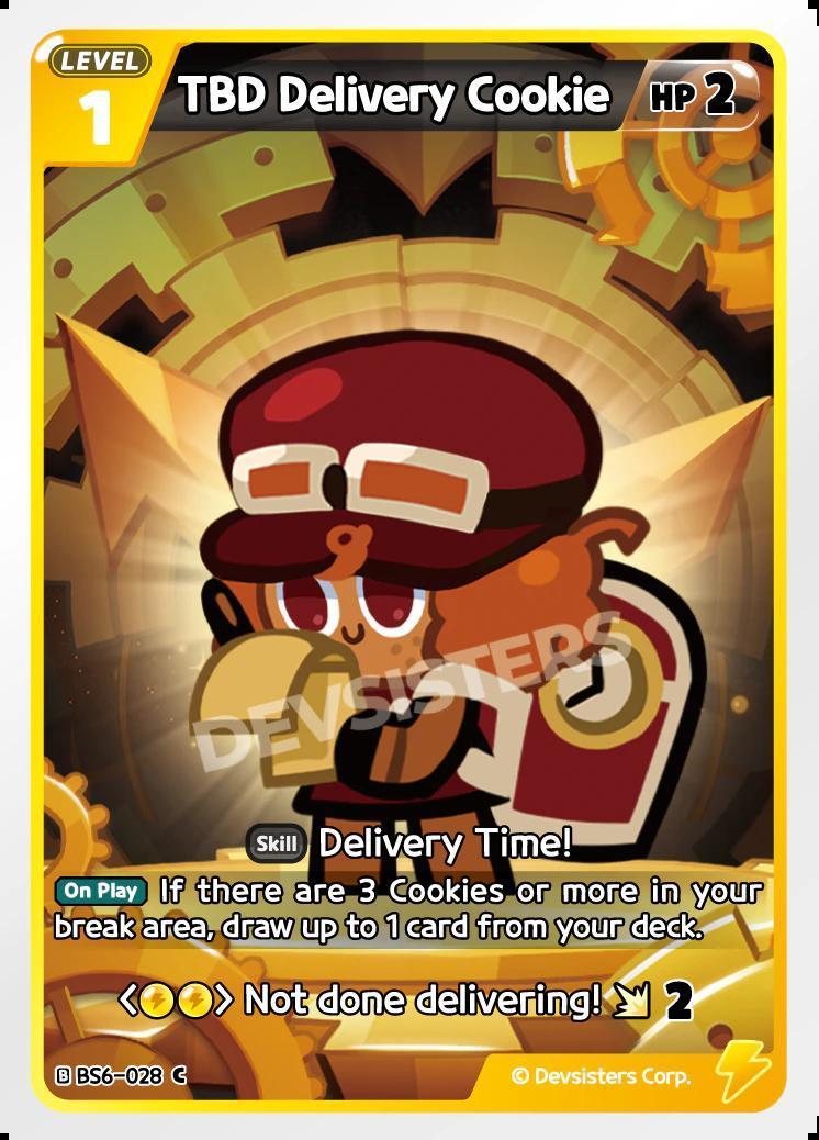 CookieRun TCG - TBD Delivery Cookie [BS6-028 C]