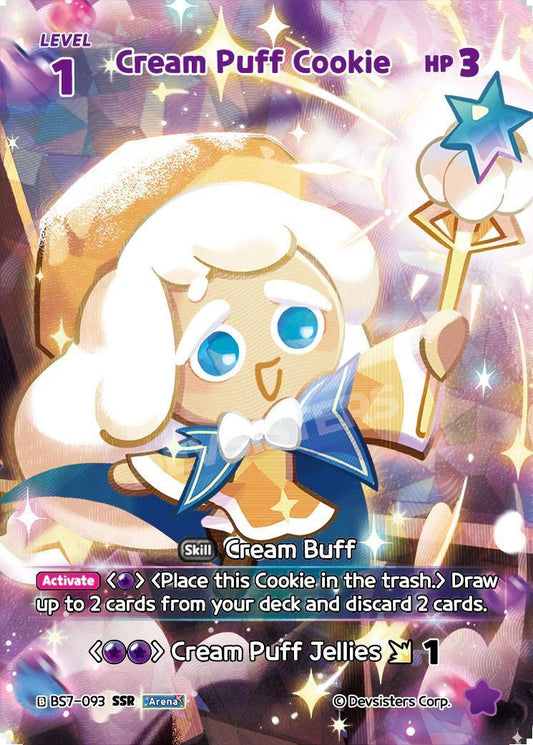 CookieRun TCG - Cream Puff Cookie [BS7-093 SSR]