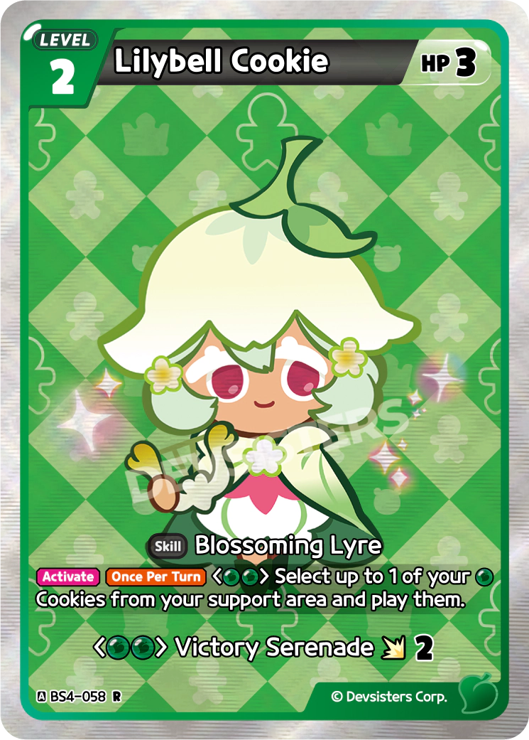 CookieRun TCG - Lilybell Cookie [BS4-058 R]