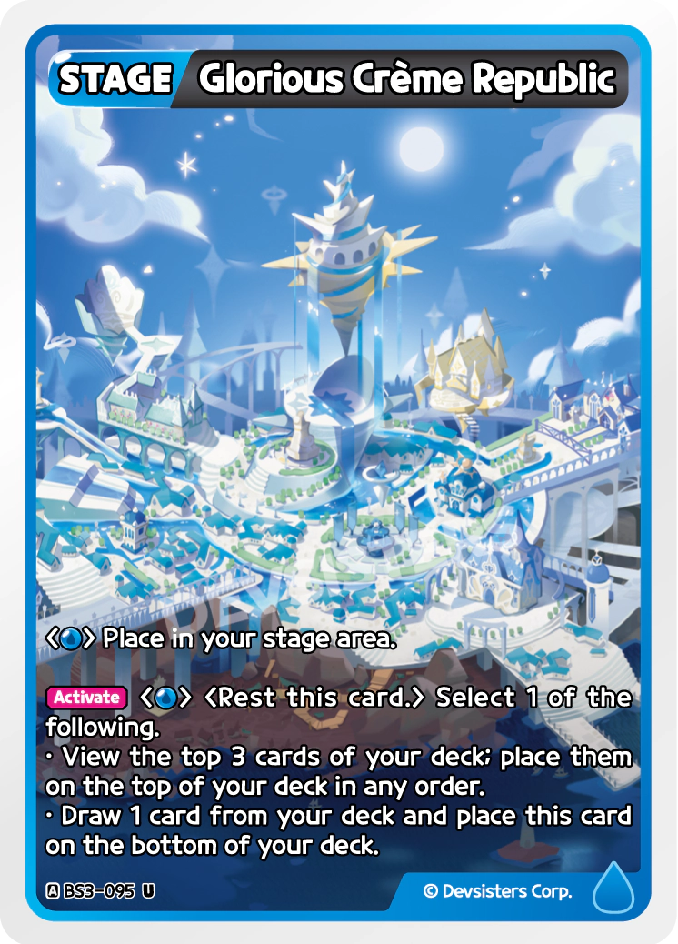 CookieRun TCG - Glorious Crème Republic [BS3-095 U]
