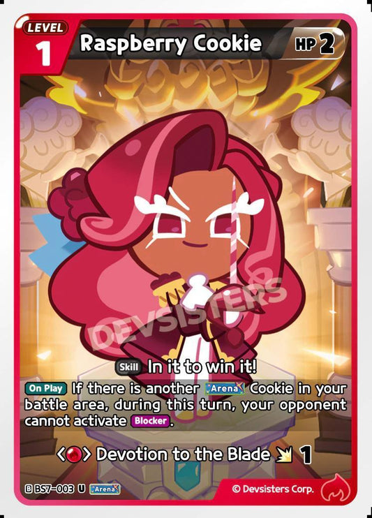 CookieRun TCG - Raspberry Cookie [BS7-003 U]