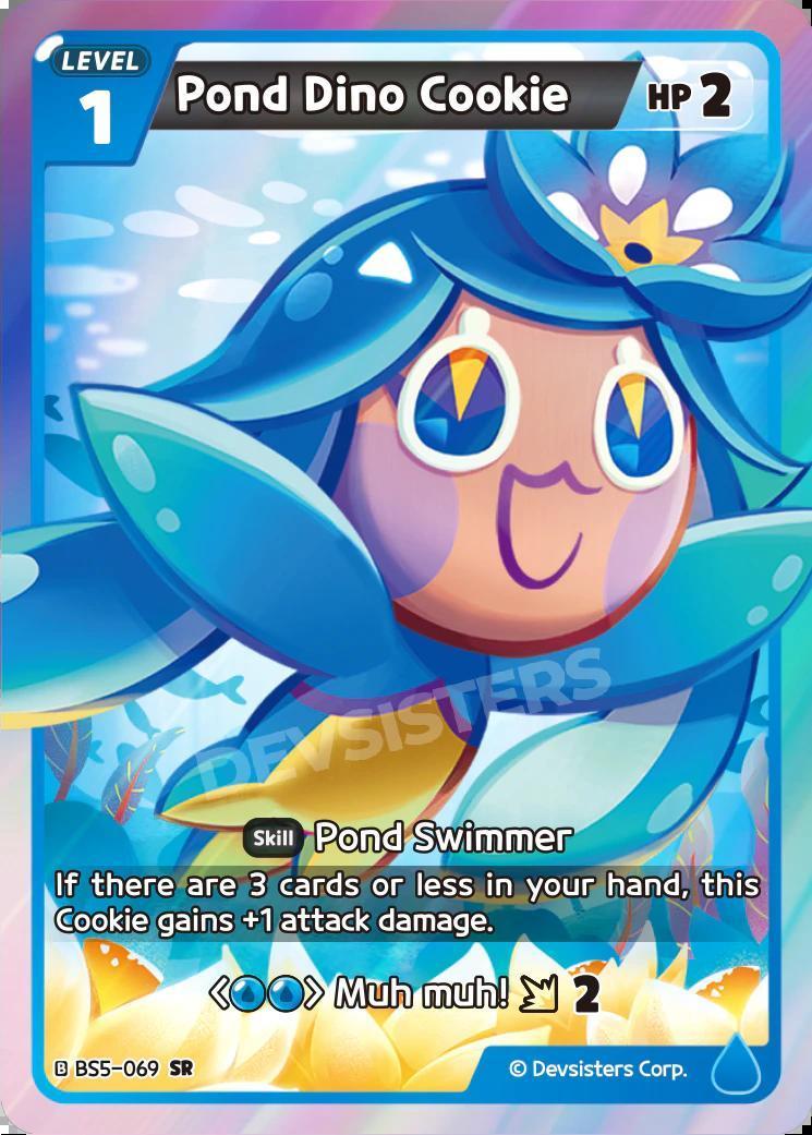 CookieRun TCG - Pond Dino Cookie [BS5-069 SR]