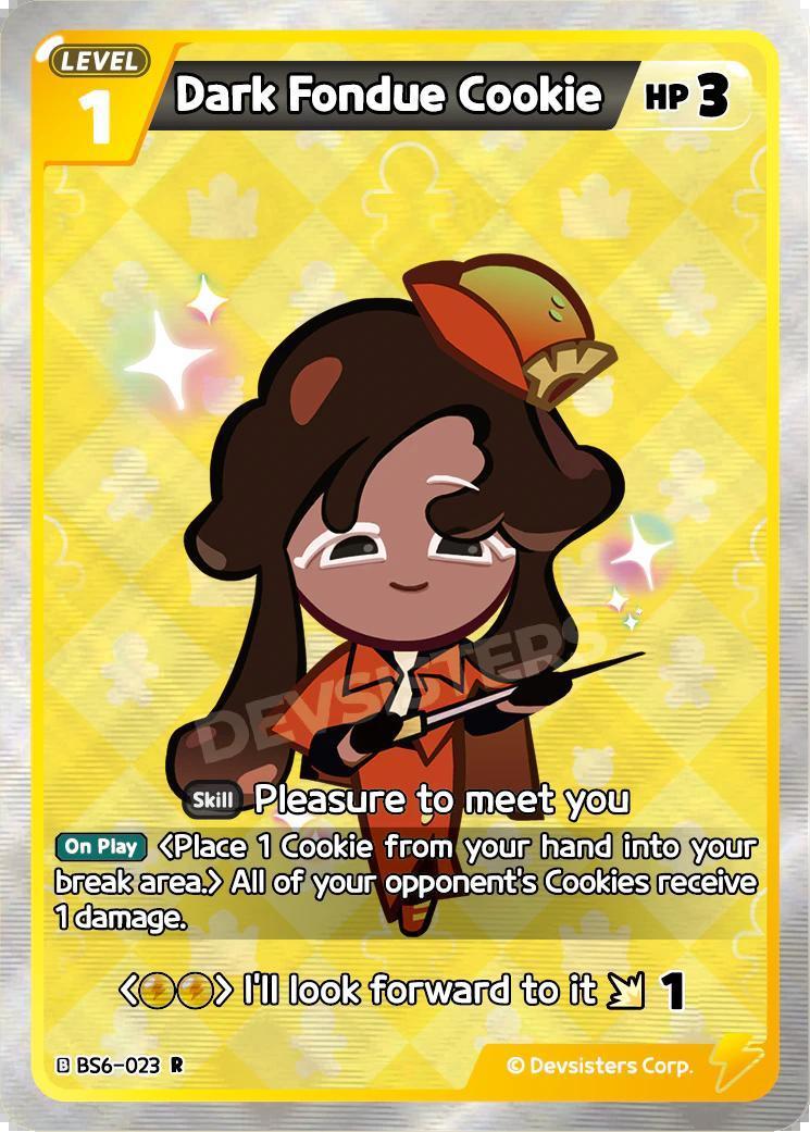 CookieRun TCG - Dark Fondue Cookie [BS6-023 R]