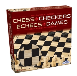Chess and Checkers - Wooden Set (Outset Media) - The Feisty Goblin Gamehouse -