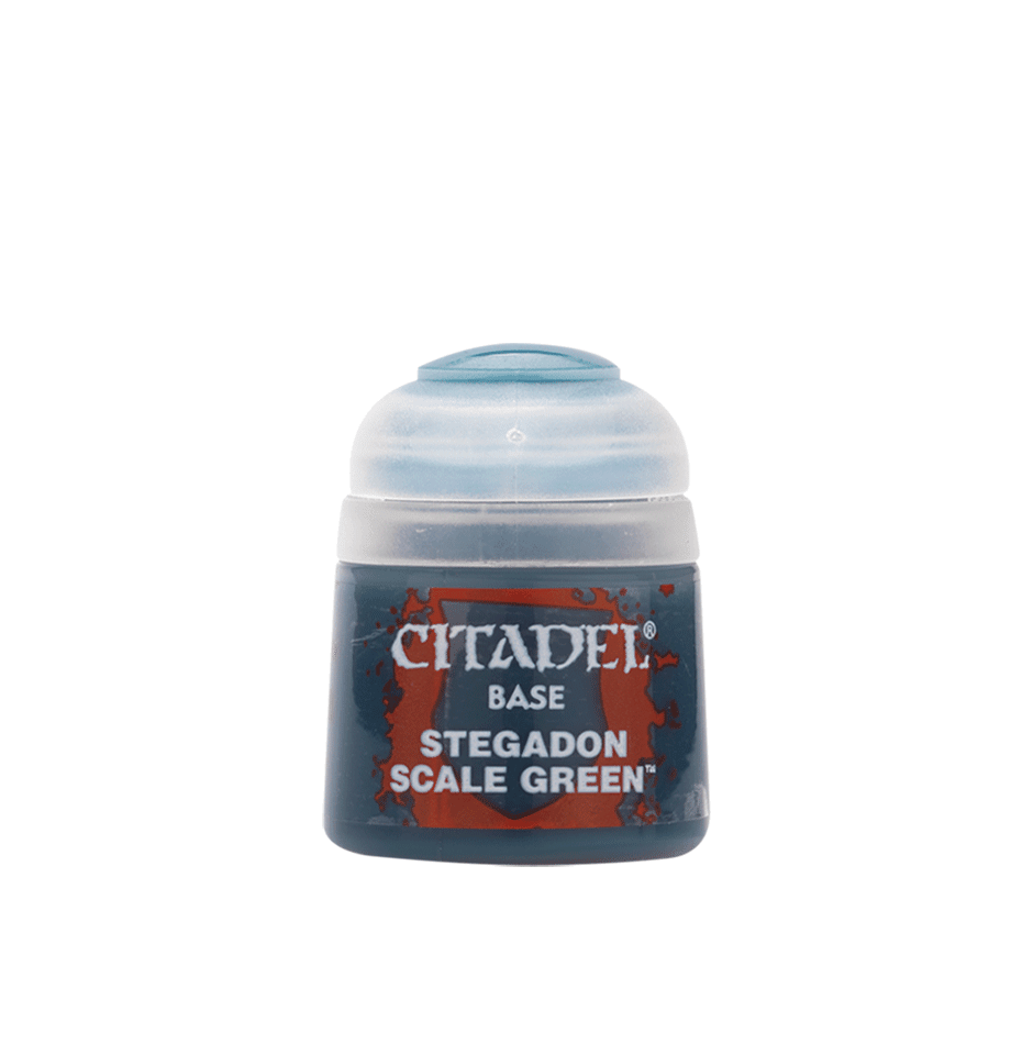 Citadel Colour - Base: Stegadon Scale Green (12ml) - The Feisty Goblin Gamehouse -