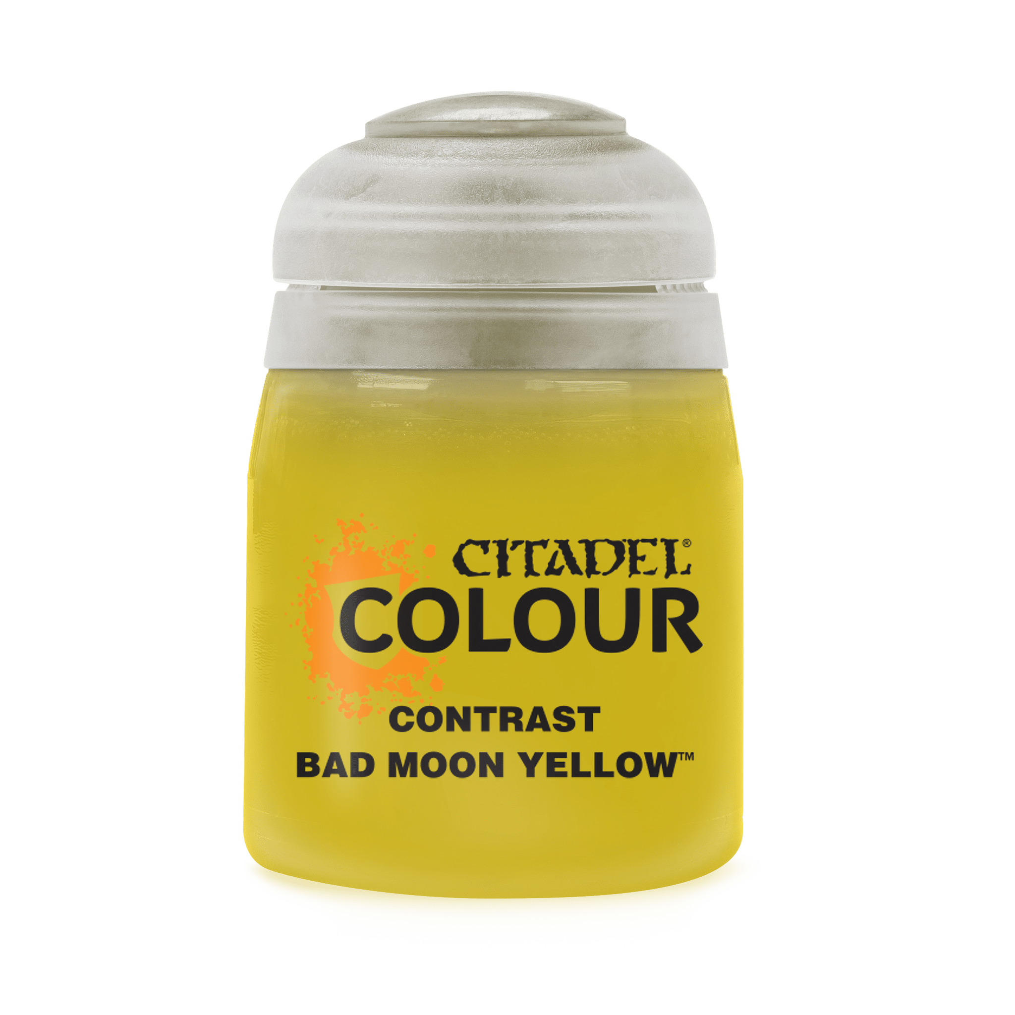 Citadel Colour - Contrast: Bad Moon Yellow (18ml) - The Feisty Goblin Gamehouse -