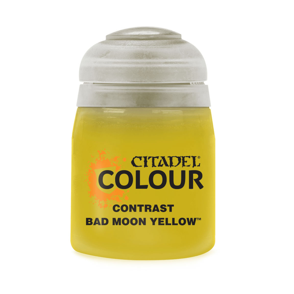 Citadel Colour - Contrast: Bad Moon Yellow (18ml) - The Feisty Goblin Gamehouse -