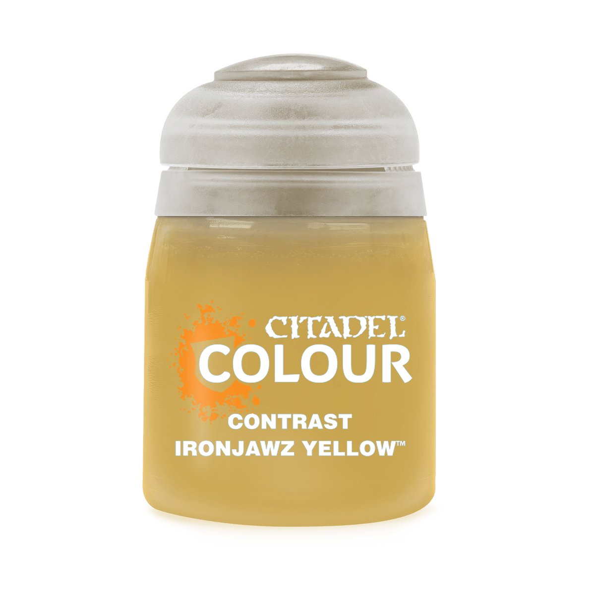 Citadel Colour - Contrast: Ironjawz Yellow (18ml) - The Feisty Goblin Gamehouse -