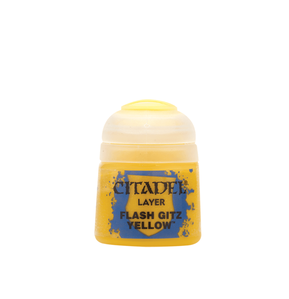 Citadel Colour - Layer: Flash Gitz Yellow (12ml) - The Feisty Goblin Gamehouse -