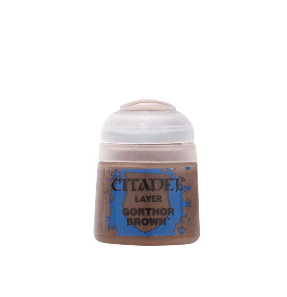 Citadel Colour - Layer: Gorthor Brown (12ml) - The Feisty Goblin Gamehouse -