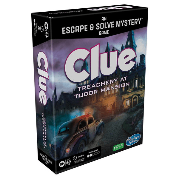 CLUE ESCAPE TREACHERY AT TUDOR MANSION - The Feisty Goblin Gamehouse -