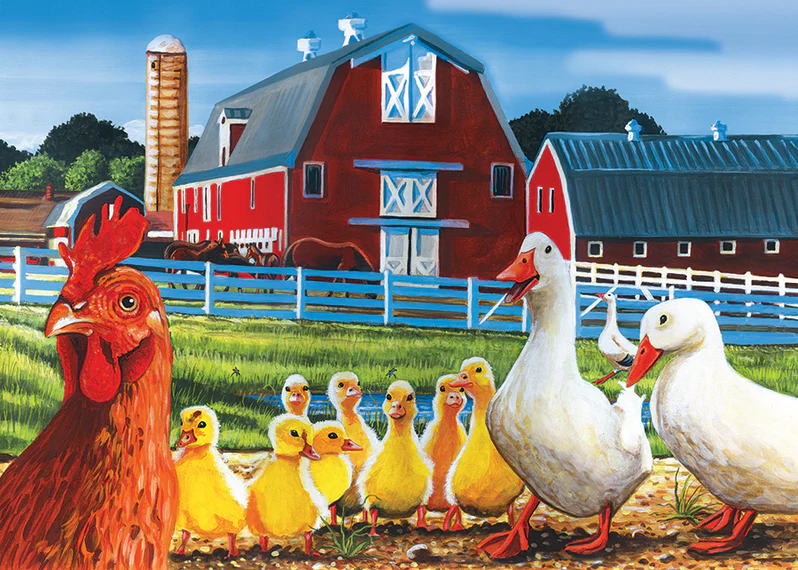 Cobble Hill - Dwight's Ducks Tray Puzzle (35 Piece) - The Feisty Goblin Gamehouse -
