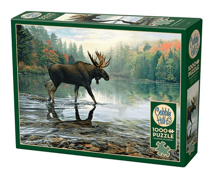 Cobble Hill - Moose Crossing Puzzle (1000 Piece) - The Feisty Goblin Gamehouse -