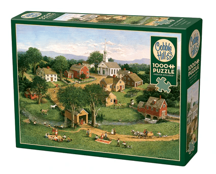 Cobble Hill - Picnic by the Bridge Puzzle (1000 Piece) - The Feisty Goblin Gamehouse -