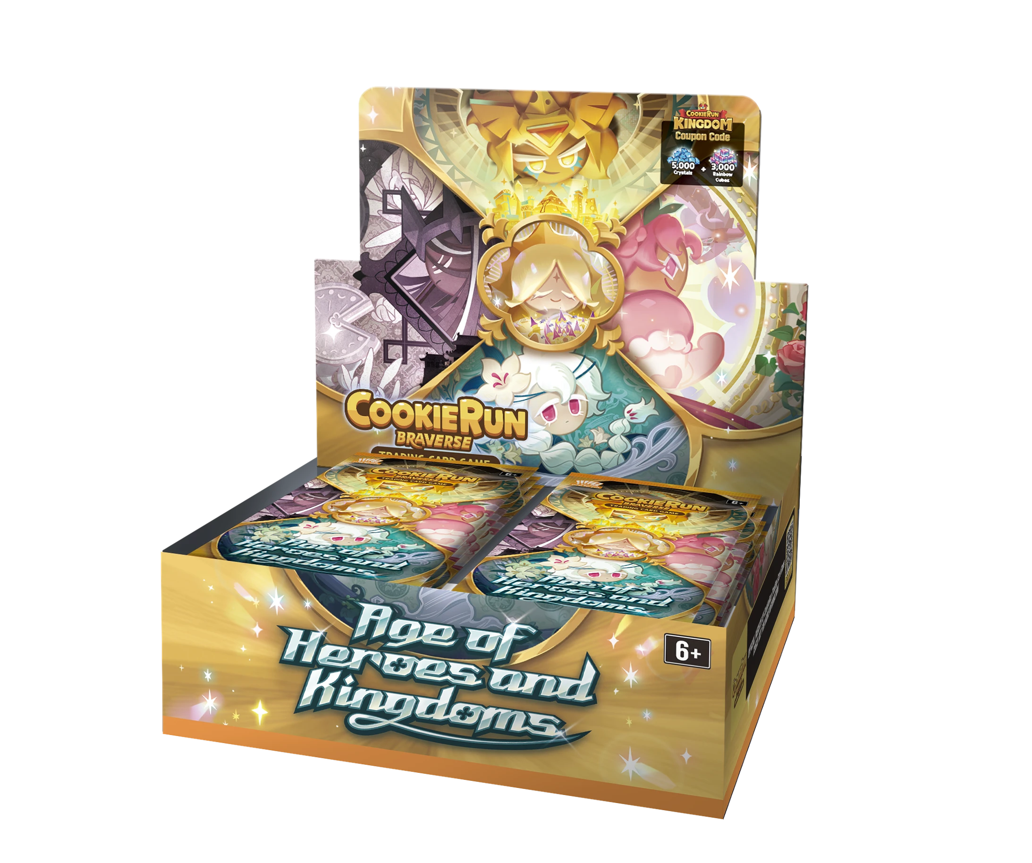 CookieRun Braverse TCG: Age of Heroes Booster Box - The Feisty Goblin Gamehouse -