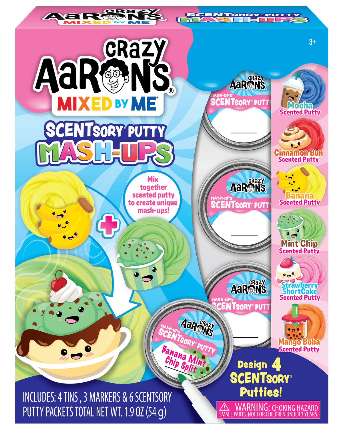 Crazy Aaron's: Mash Ups - SCENTsory Putty Mixed By Me Kit - The Feisty Goblin Gamehouse -