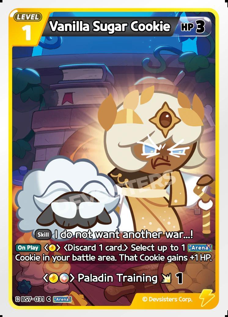 CookieRun TCG - Vanilla Sugar Cookie [BS7-031 C]